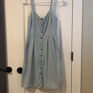 Light Chambray Mini Dress